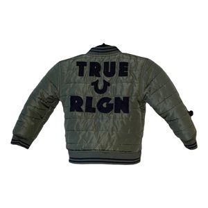 TRUE RELIGION Bomber Jacket Coat Sz 4